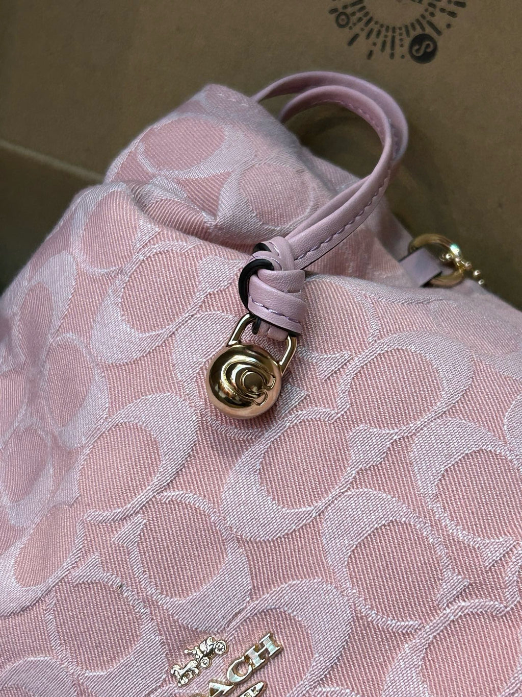 COACH Faye Mini Drawstring Bag In Signature Jacquard Floral Embroidery CDZ94