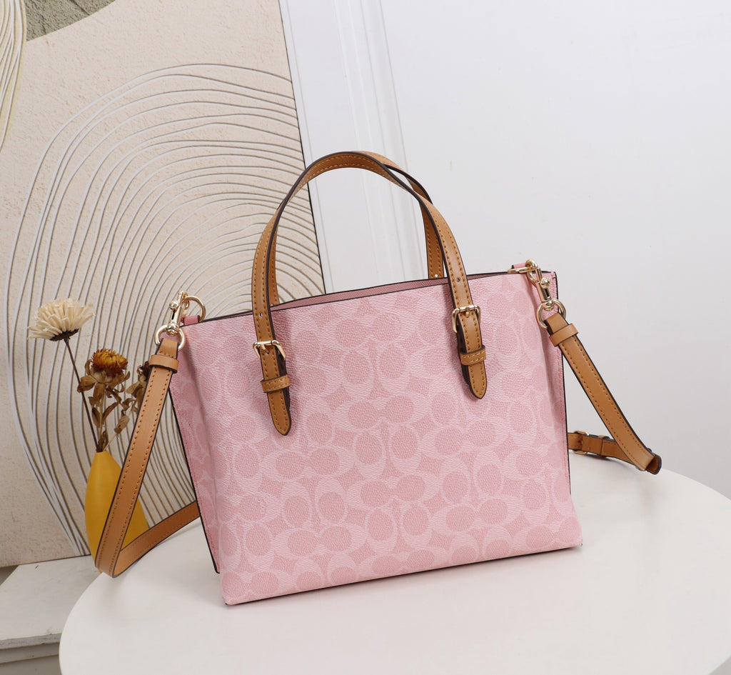Coach Mollie Tote Bag 25 In Signature Canvas With Charms