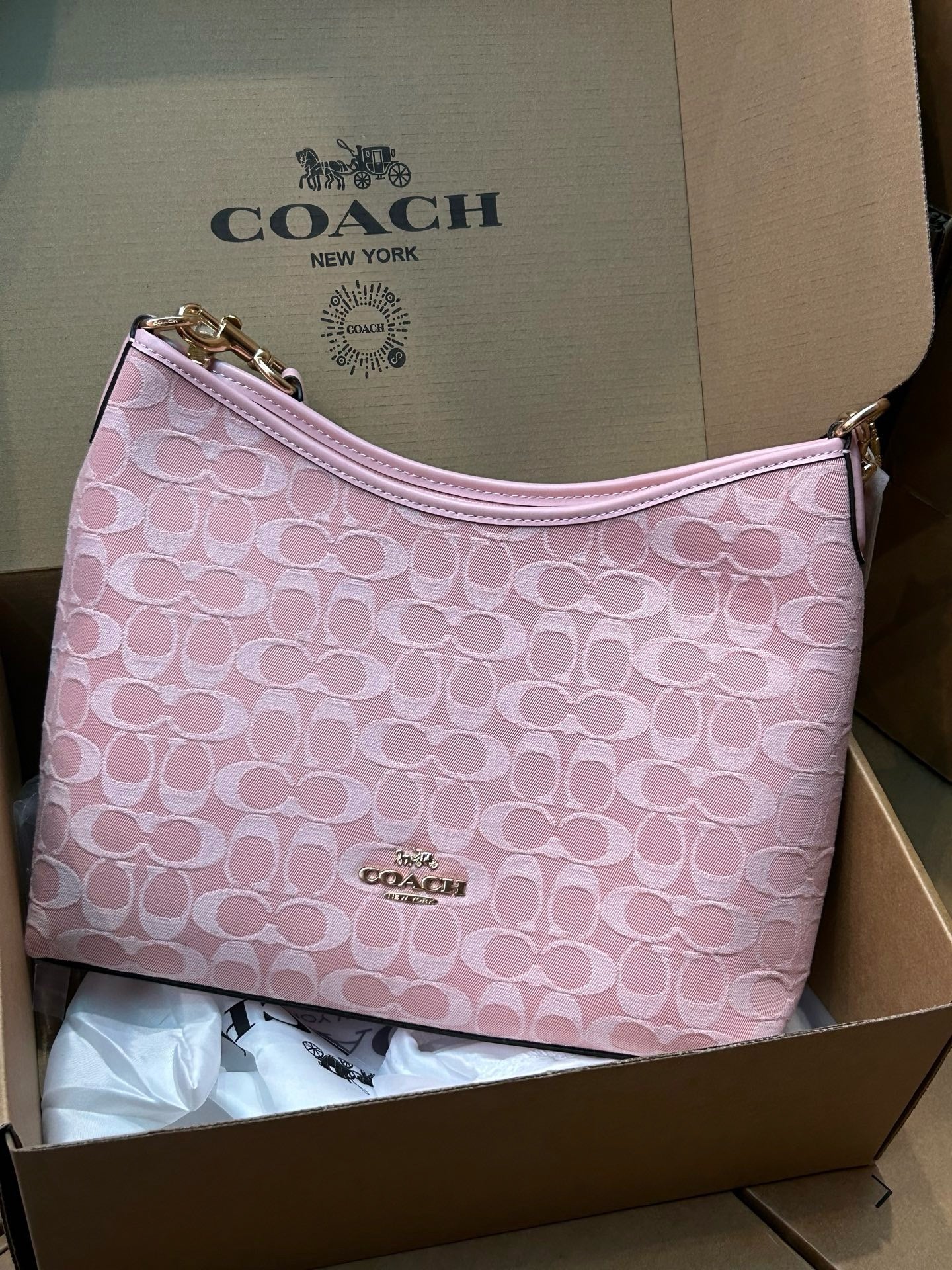 Coach Laurel Shoulder Bag In Signature Denim