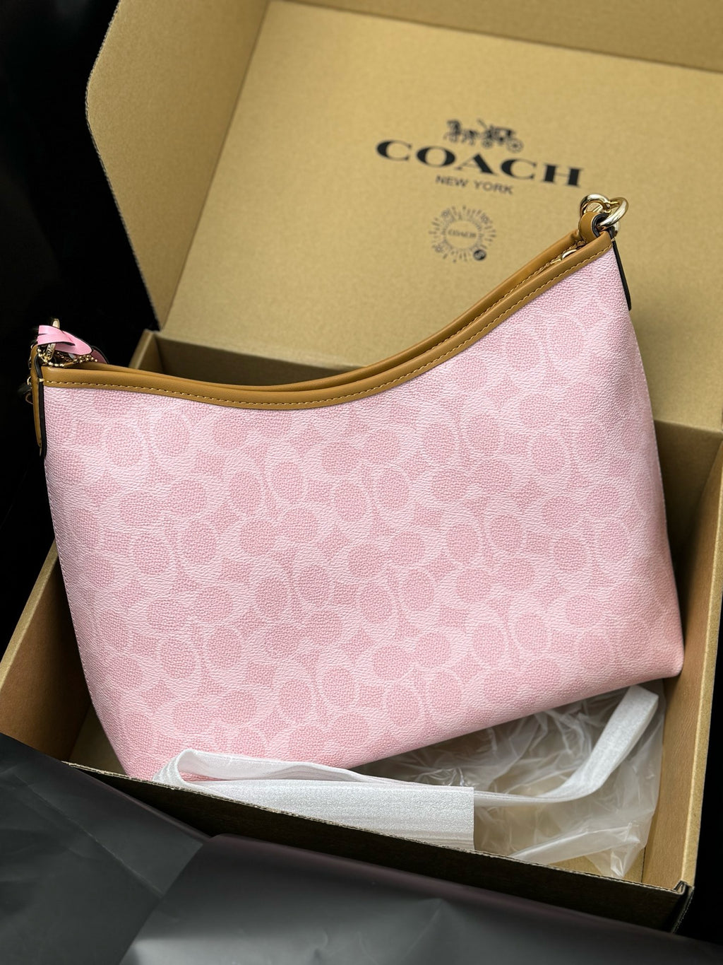 Coach Laurel Shoulder Bag
In Signature Canvas With Charms CEL12