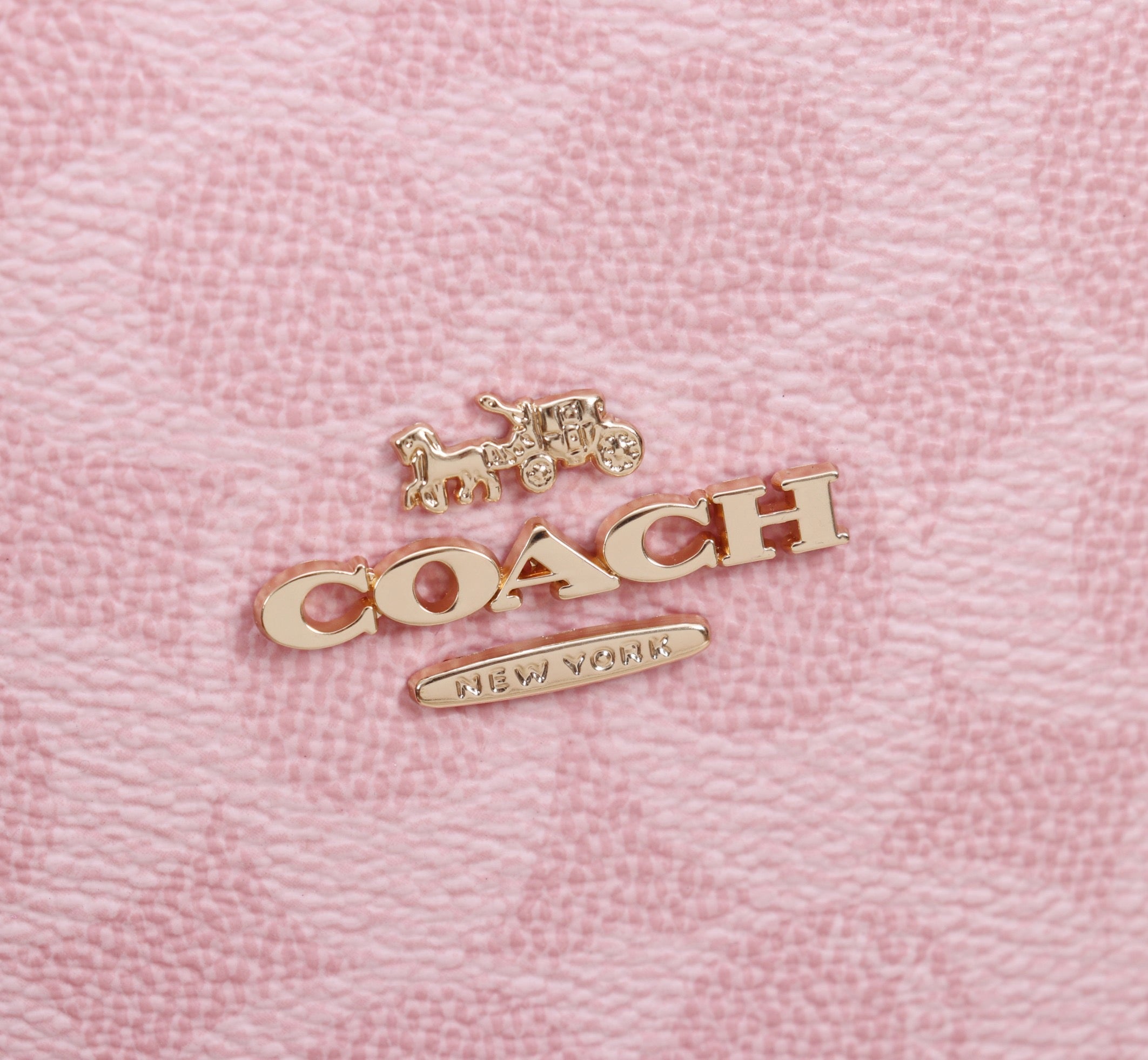 Coach Mollie Tote Bag 25 In Signature Canvas With Charms