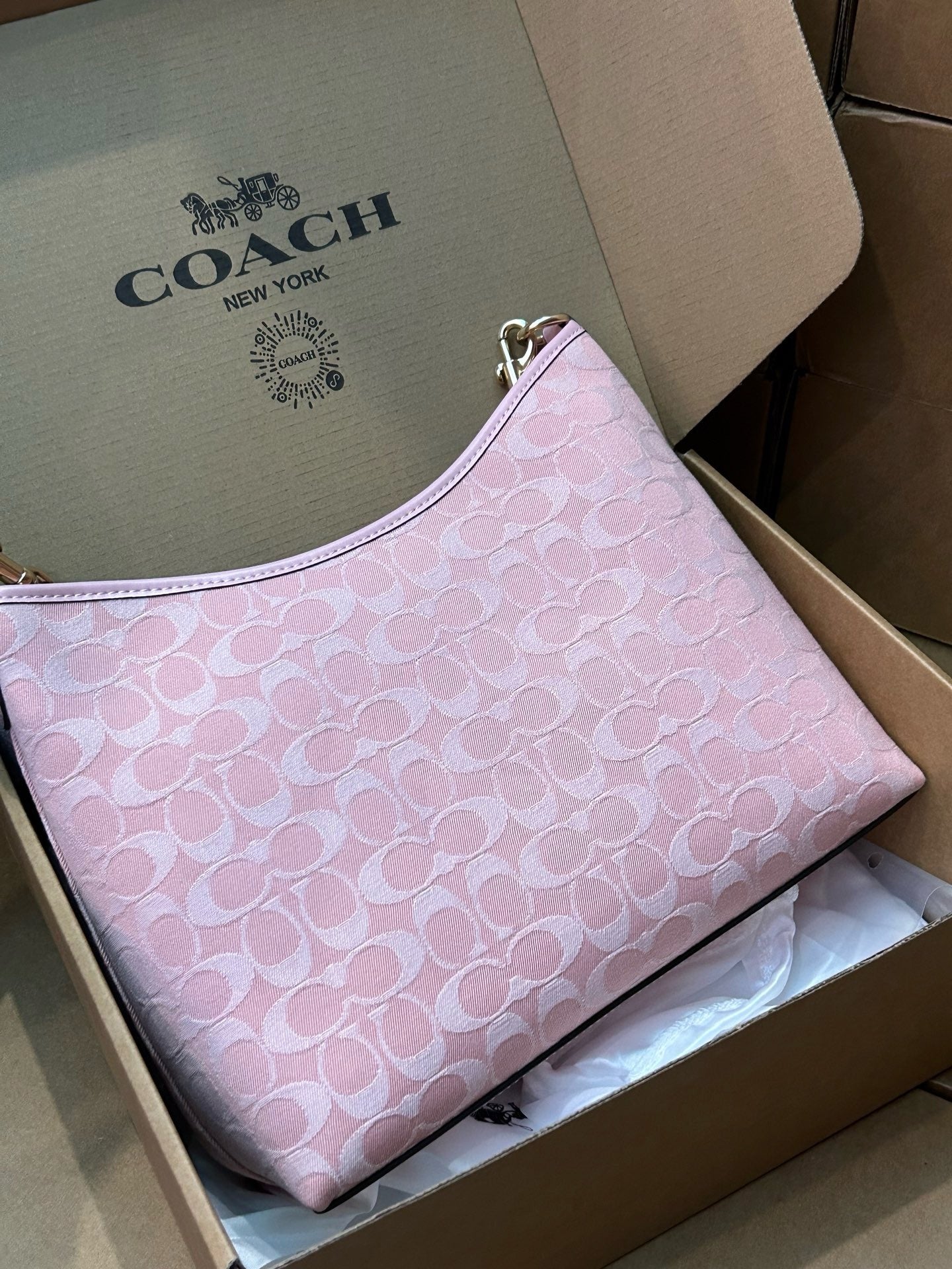 Coach Laurel Shoulder Bag In Signature Denim