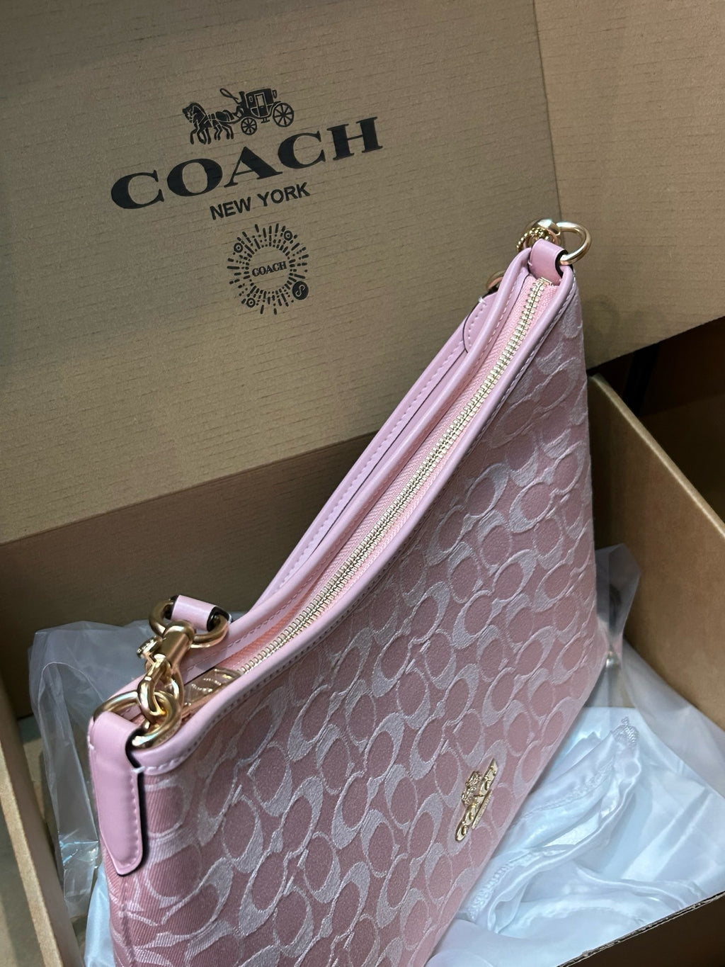 Coach Laurel Shoulder Bag In Signature Denim