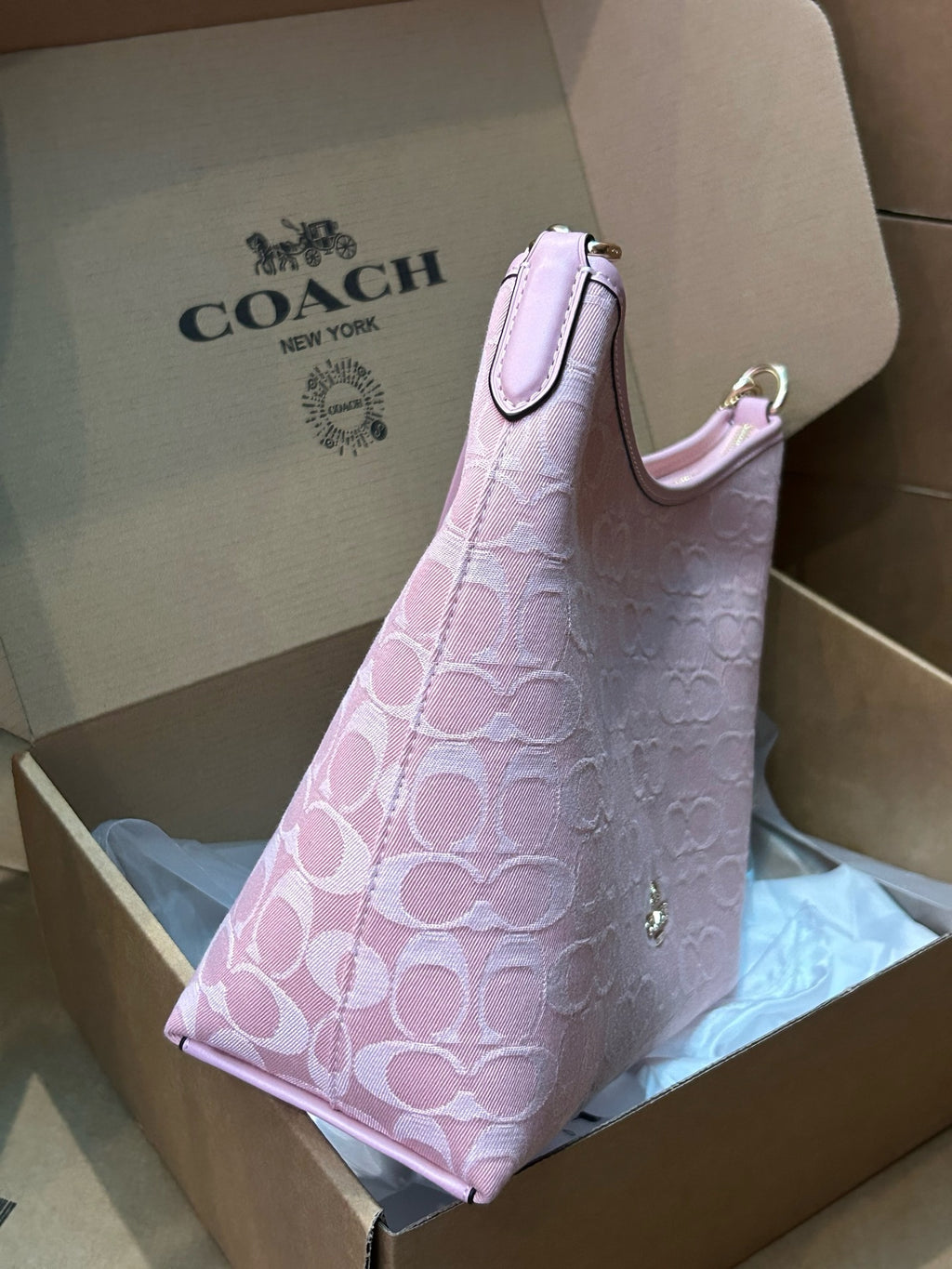 Coach Laurel Shoulder Bag In Signature Denim